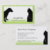 Huisdier Visitekaartje (Voorkant / Achterkant)