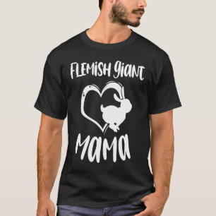 Huisdier Vlaamse Reuzenmamma Konijneneigenaar Moed T-shirt