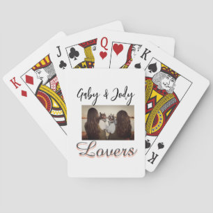 Huisdier vrienden beste vrienden voeg naam huisdie pokerkaarten