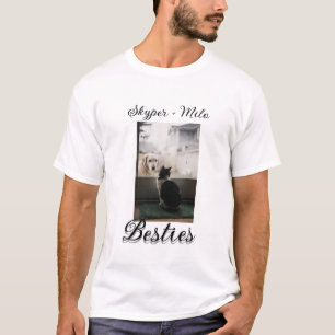 Huisdier vrienden beste vrienden voeg naam huisdie t-shirt