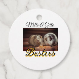 Huisdier vrienden besties voeg naam toe huisdier f bedankjes labels