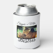 Huisdier vrienden besties voeg naam toe huisdier f blikjeskoeler (Blikje Voorkant)