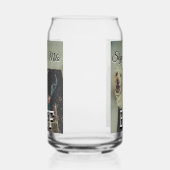 Huisdier vrienden besties voeg naam toe huisdier f blikvorm glas (Rechts)