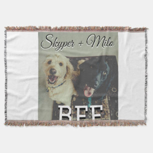 Huisdier vrienden besties voeg naam toe huisdier f deken