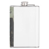 Huisdier vrienden besties voeg naam toe huisdier f heupfles (Achterkant)