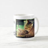 Huisdier vrienden besties voeg naam toe huisdier f koffiemok (Voorkant rechts)