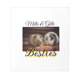 Huisdier vrienden besties voeg naam toe huisdier f notitieblok