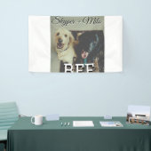 Huisdier vrienden besties voeg naam toe huisdier f spandoek (Beurs)
