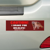 HUISDIER & WILDLIFE BESCHERMING BUMPERSTICKERS (Op auto)