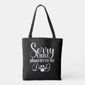 Huisdier Winkel Verzorger Tote Bag (Achterkant)