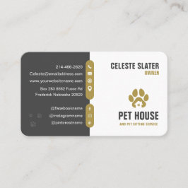 Huisdier Zitten, Dierenkliniek, Dierenarts, Dieren Visitekaartje