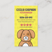 Huisdier zitten, Dierenkliniek, Dierenarts, Dieren Visitekaartje (Voorkant)
