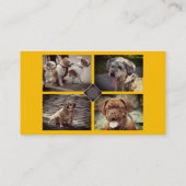 Huisdier Zitten 🐾 Dogfather Dog Walker Betrouwbaa Visitekaartje (Achterkant)