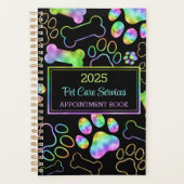 Huisdier zitten, hond lopen, verzorgende afspraak planner (Voorkant)