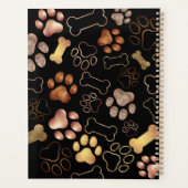  huisdier zitten, hond lopen, verzorging, poot planner (Achterkant)