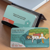 Huisdier Zittende Dierenverzorging Grappige Hond e Visitekaartje