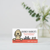 Huisdier Zittende Hond Kat Guinee Varken Leuke Die Visitekaartje (Staand voorkant)