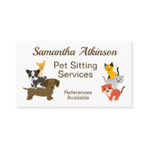 Huisdier Zittende Schattigee Kat Hond Illustratie