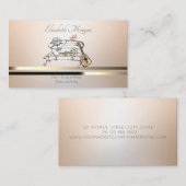 Huisdier zorg, Zitten, Grooming Lichtgevend Visitekaartje (Voorkant / Achterkant)