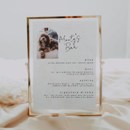 Huisdierbarmenu met Signature Dranken Poster