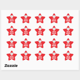 HUISDIEREN BINNEN STER STICKER