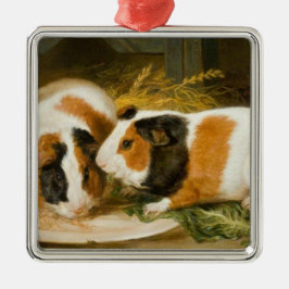 Huisdieren Cavia's Feeding (door James Ward) Metalen Ornament