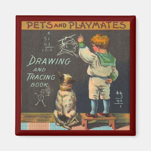 Huisdieren en Playmates Magneet (Voorkant)