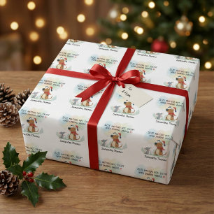 Huisdieren feestelijke dier honden leuk cadeaupapi cadeaupapier