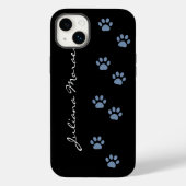 Huisdieren Hond Kat Pawprints Gepersonaliseerd Case-Mate iPhone Case (Achterkant)