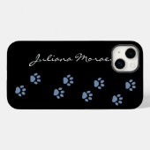 Huisdieren Hond Kat Pawprints Gepersonaliseerd Case-Mate iPhone Case (Achterkant (horizontaal))