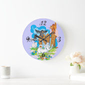 Huisdieren in de Alley Wall Clock Grote Klok (Huis)