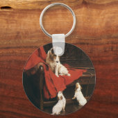 huisdieren, Jack Russel Terrier Dogs Sleutelhanger (Voorkant)