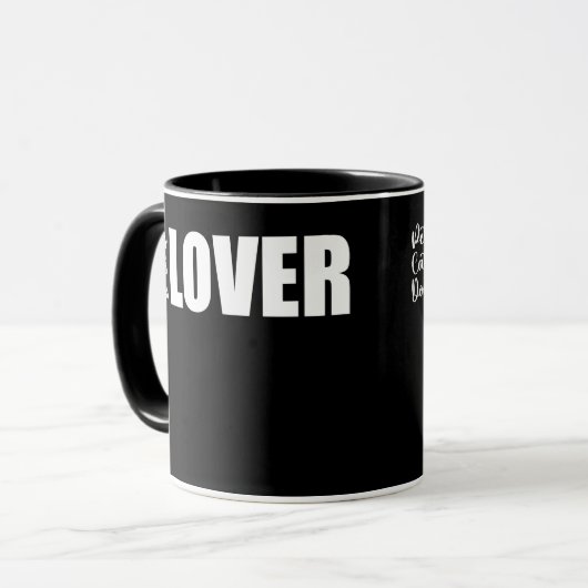 Huisdieren Katten Honden Lief Mok (Voorkant links)