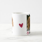 Huisdieren liefhebber aangepaste foto en naam mode koffiemok (Center)