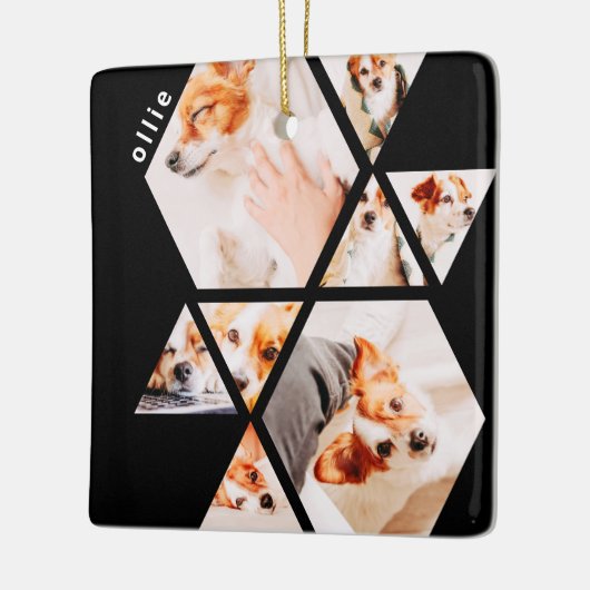 Huisdieren Moderne Vormen Geometrische 8 Collage F Keramisch Ornament (Links)