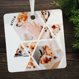 Huisdieren Moderne Vormen Geometrische 8 Collage F Metalen Ornament