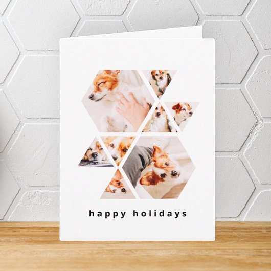 Huisdieren Moderne Vormen Geometrische 8 Collage F Notitiekaartje