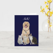 huisdieren Note Kaart (Gele Bloem)