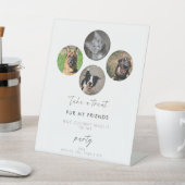 Huisdieren Party Favor Biscuit Bar Hond Treat Brui Reclamebord Met Voetstuk (Insitu)