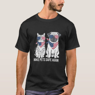 Huisdieren Veilig Maken Trump Harris Debat Honden  T-shirt