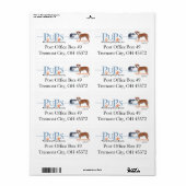 Huisdieren Verenigen Mensen Samenleving Labels (Full Sheet)