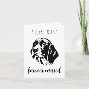 Huisdieren verlies van hond sympathiekaarten kaart