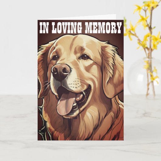 Huisdieren verlies van hond sympathiekaarten kaart (Gele Bloem)