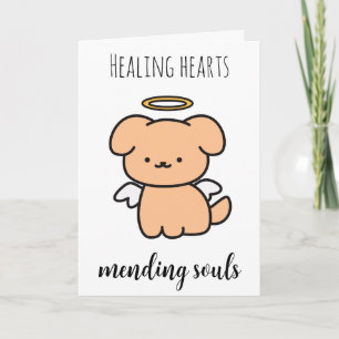 Huisdieren verlies van hond sympathiekaarten kaart