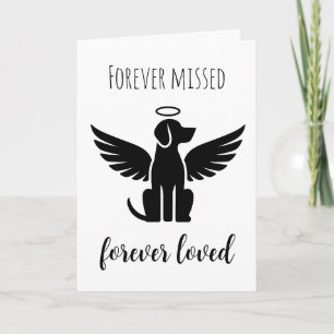 Huisdieren verlies van hond sympathiekaarten kaart