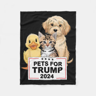 Huisdieren voor Trump Maken Huisdieren Veilig 1 Fleece Deken