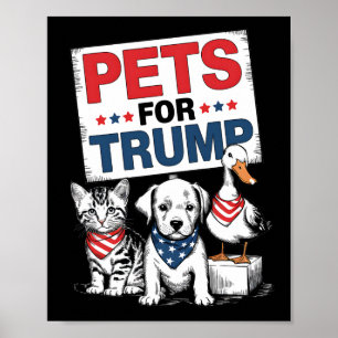 Huisdieren voor Trump Maken Huisdieren Veilig Agai Poster