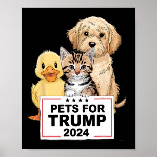 Huisdieren voor Trump Maken Huisdieren Veilig Opni Poster