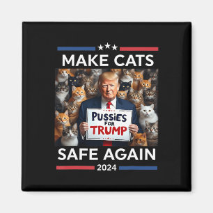 Huisdieren weer veilig maken Trump Save Our Pets Magneet
