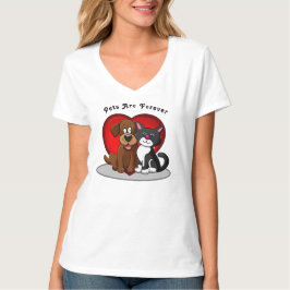 Huisdieren zijn voor altijd t-shirt